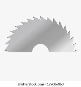 Vector illustration circular saw