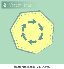  Vector illustration of circulation 