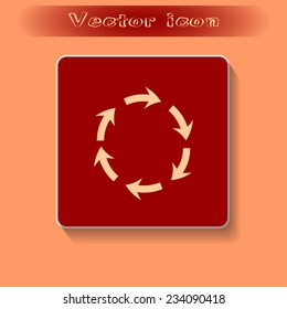  Vector illustration of circulation 