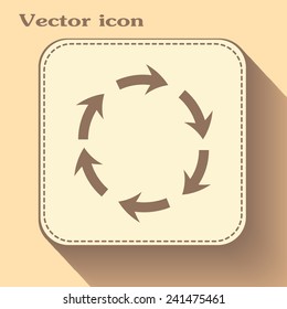  Vector illustration of circulation 