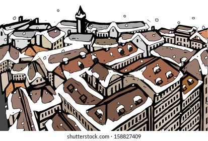 Vector illustration of a city