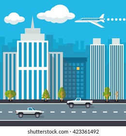 Vector illustration city