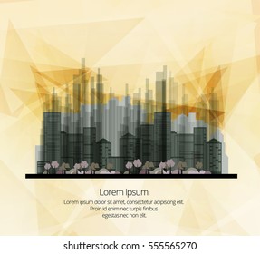 Vector illustration of city landscape