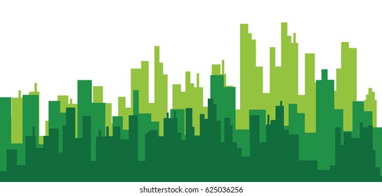 Vector Illustration : City Silhouette