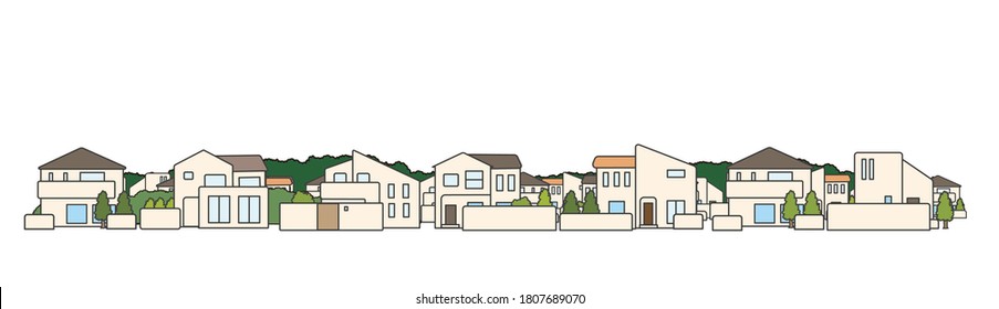 Ilustración vectorial del paisaje urbano