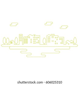 Vector illustration of cityscape