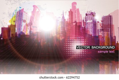 Vector Illustration of Cityscape