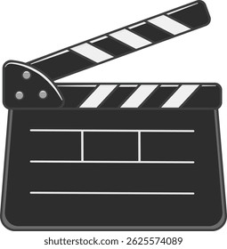 ilustração vetorial de clapperboard ou quadro de ardósia