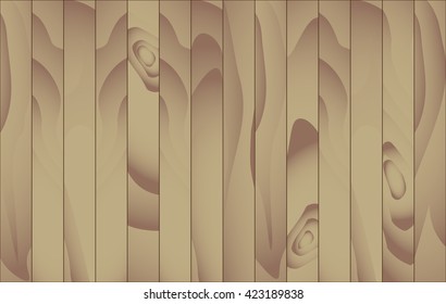 Vector illustration of classic detailed wooden texture