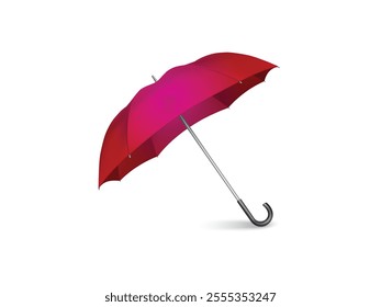 Vector Illustration of Classic Elegant Opened Red Umbrella Isolated on White Background
Classic Red Umbrella Vector Illustration | Elegant Opened Umbrella Design on White Background