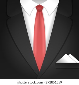 Vector Illustration Classic Formal Male Clothing Stock Vector (Royalty ...