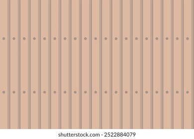 Vector illustration of a classic light brown wooden wall.