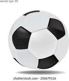 Vector illustration of classic Soccer Ball. Isolated on white background