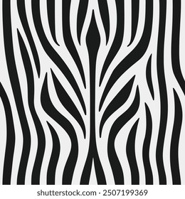 A vector illustration of a classic zebra stripe pattern in black and white.