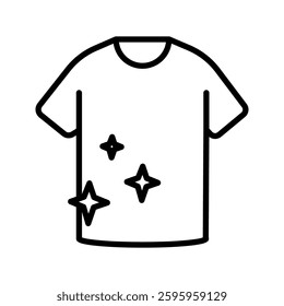 Vector illustration of clean clothes icon in dark color and transparent background(png).