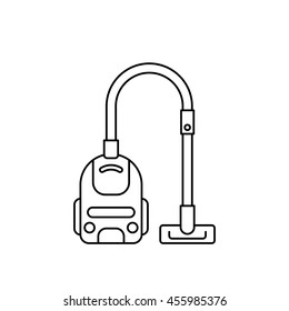 Vector illustration of a cleaner, simplified logo, drawn in lines are isolated from the background.