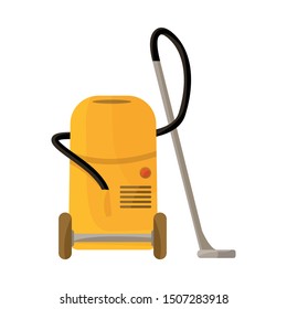 Vector illustration of cleaner and vacuum sign. Graphic of cleaner and clean vector icon for stock.