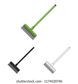 Vector illustration of cleaning and service symbol. Set of cleaning and household stock vector illustration.