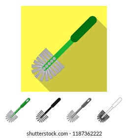 Vector illustration of cleaning and service symbol. Collection of cleaning and household vector icon for stock.