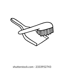 vector illustration of cleaning tools