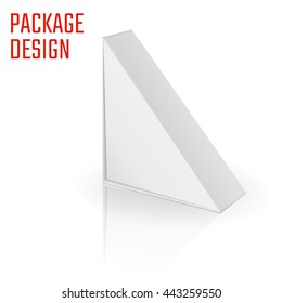 Vector Illustration of Clear Craft Box for Design, Website, Background, Banner. Retail Folding package Template. Fold pack Blank for your brand on it