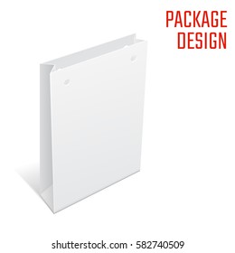 Vector Illustration of Clear Craft Box for Design, Website, Background, Banner. Retail Folding package Template. Fold pack Blank for your brand on it
