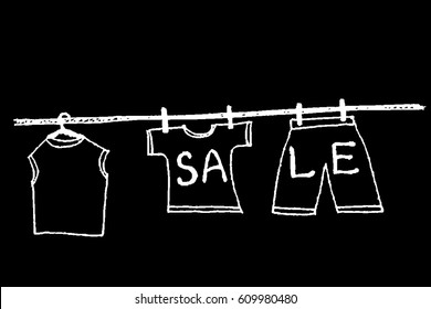 Vector illustration. Clearance sale.
