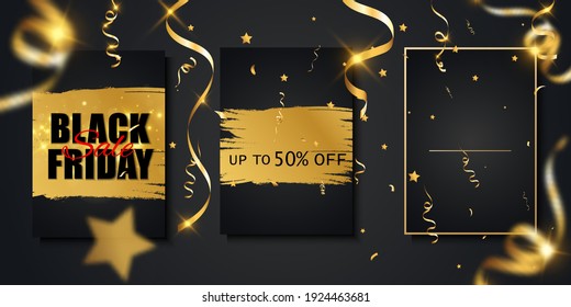 Vector illustration of clearance sale banner on transparent background.