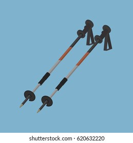 Vector illustration of climbing equipment