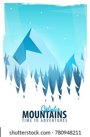 Vector illustration of Climbing, Trekking, Hiking, Mountaineering. Extreme sports, outdoor recreation, adventure in the mountains vacation