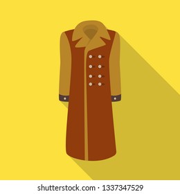 Vector illustration of cloak and coat sign. Collection of cloak and robe stock vector illustration.