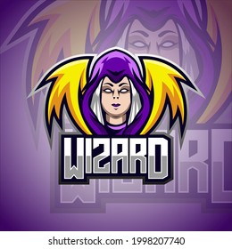 Vector illustration of Cloaked Witch, perfect for your team logo in esports, also can be used for t-shirts, tattoos, etc.