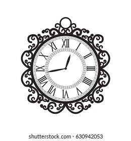 4,677 Old fashioned clock icon Images, Stock Photos & Vectors ...
