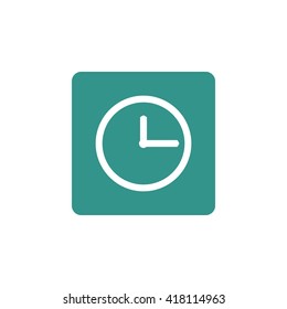 Vector illustration of clock icon. Premium quality web icon.