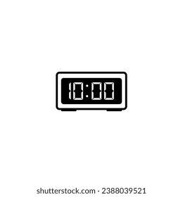 vector illustration clock icon time 10:00