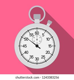 Vector illustration of clock and time sign. Collection of clock and circle stock vector illustration.