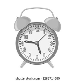 Vector illustration of clock and time sign. Set of clock and circle vector icon for stock.