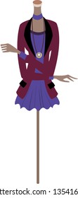 Vector illustration of clothing