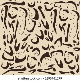 vector illustration of clouded leopard skin fur pattern. animal world, abstract background.