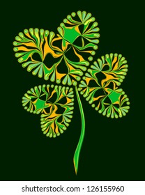 vector illustration of clover
