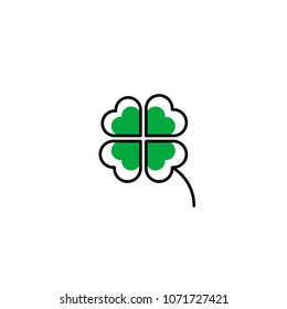 vector illustration clover, green plant