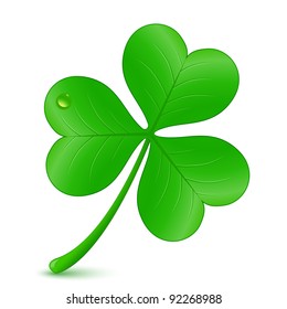 Three Leaf Clover Vector Illustration Stock Vector (Royalty Free) 94353412