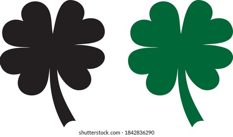 Vector illustration of the clovers