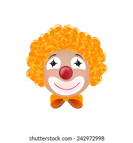 Vector Illustration of a Clown