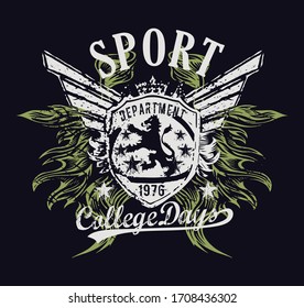 Ilustración vectorial del escudo de armas.