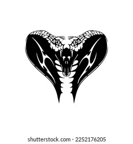 vector illustration of cobra head