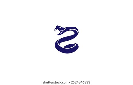 	
Ilustração vetorial de cobra em estilo minimalista para logotipo	