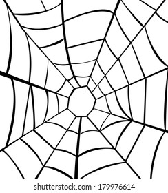 Vector illustration of cobweb 