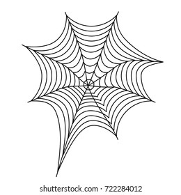 Vector illustration of cobweb