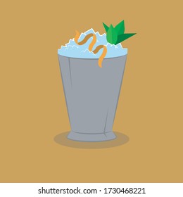 The vector illustration cocktail for bar